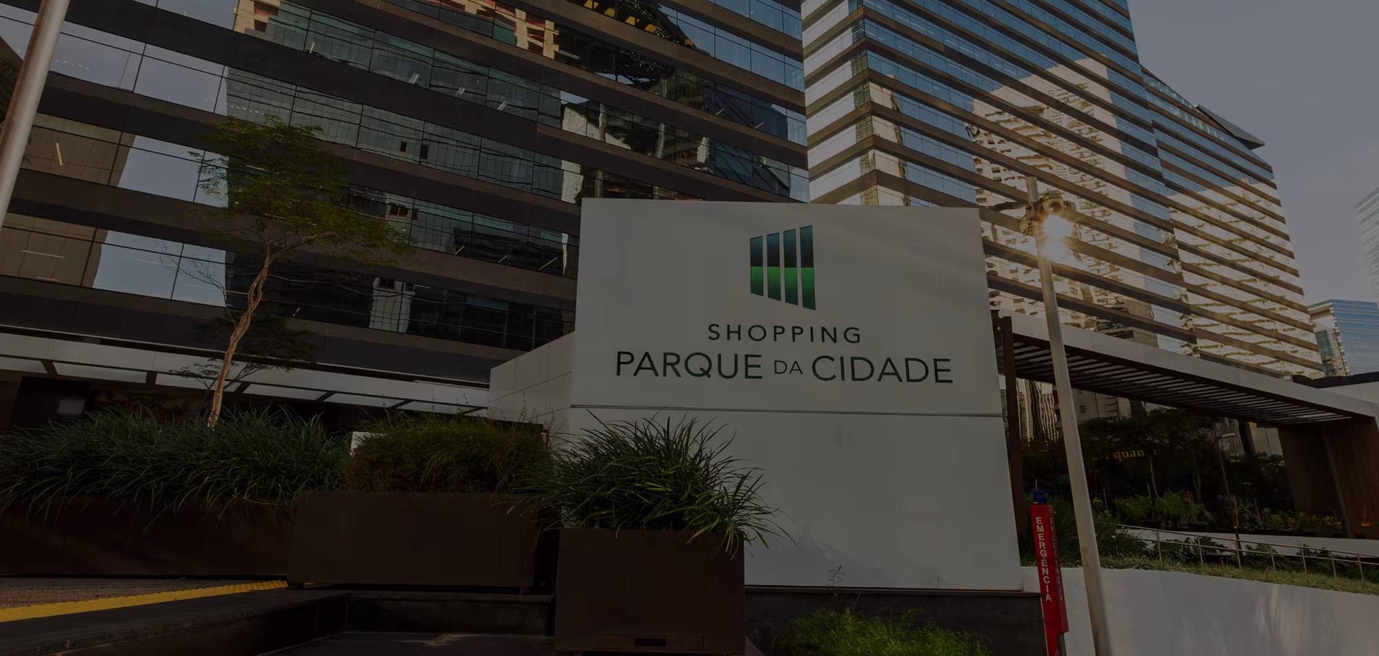 Banner no Shopping Parque da Cidade